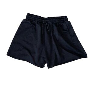 Black Activewear Summer Jersey Shorts Size Small